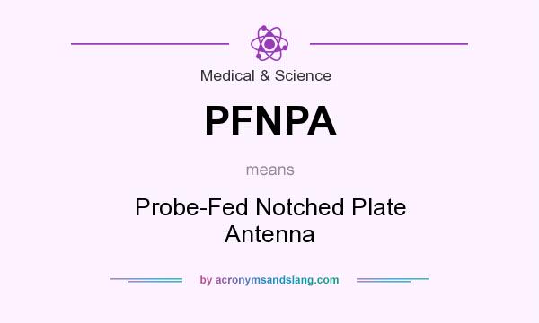 What does PFNPA mean? It stands for Probe-Fed Notched Plate Antenna
