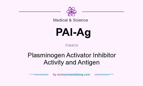 What does PAI-Ag mean? It stands for Plasminogen Activator Inhibitor Activity and Antigen