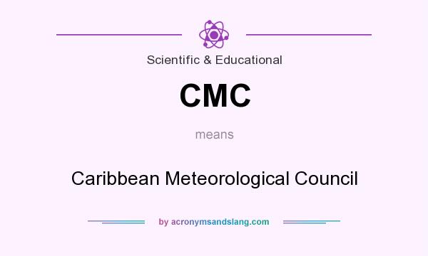 What does CMC mean? It stands for Caribbean Meteorological Council