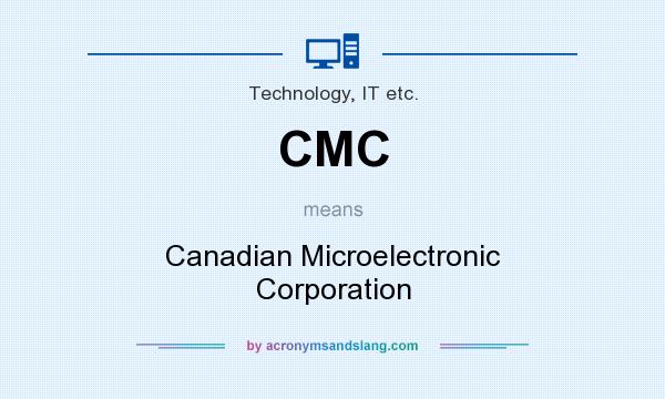 What does CMC mean? It stands for Canadian Microelectronic Corporation