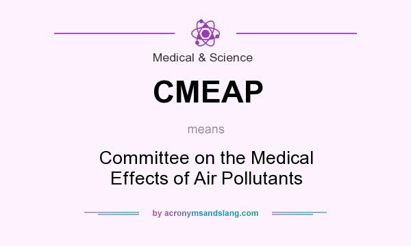 What does CMEAP mean? It stands for Committee on the Medical Effects of Air Pollutants