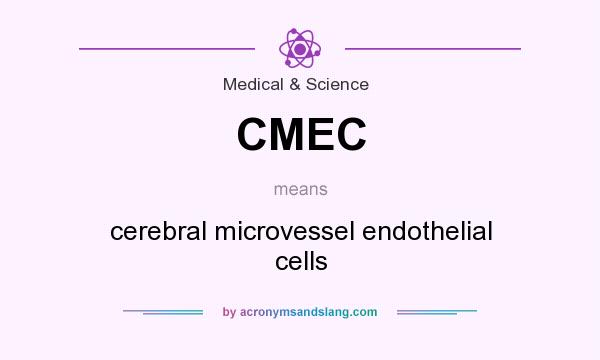 What does CMEC mean? It stands for cerebral microvessel endothelial cells