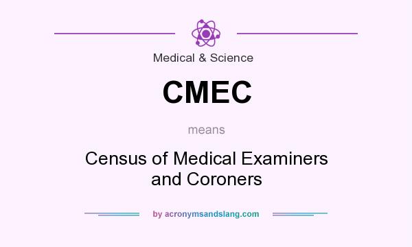 What does CMEC mean? It stands for Census of Medical Examiners and Coroners