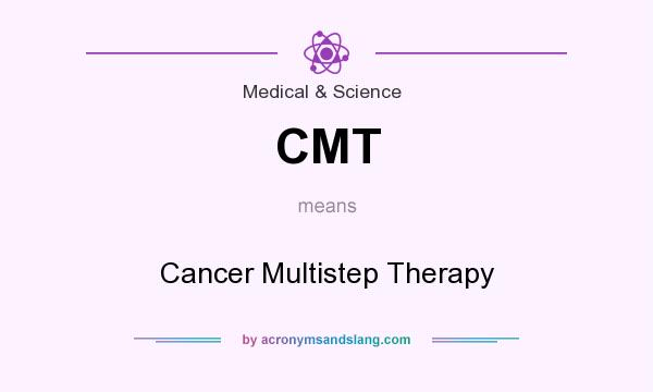 What does CMT mean? It stands for Cancer Multistep Therapy