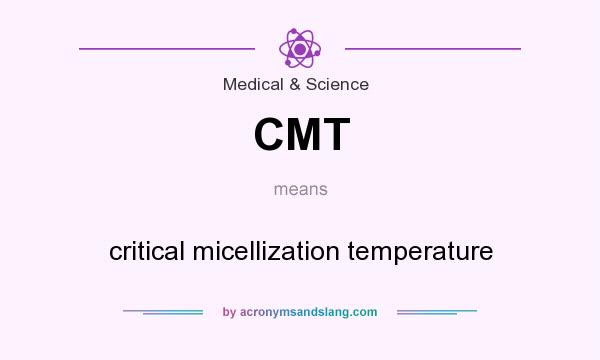 What does CMT mean? It stands for critical micellization temperature