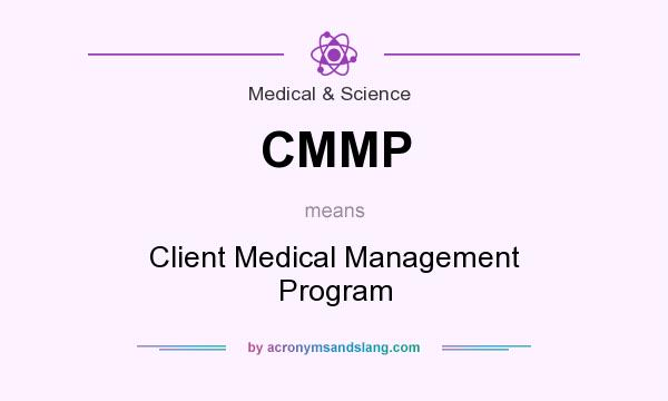 What does CMMP mean? It stands for Client Medical Management Program