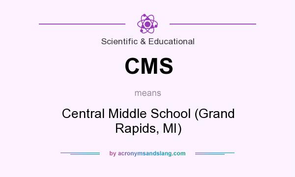 What does CMS mean? It stands for Central Middle School (Grand Rapids, MI)