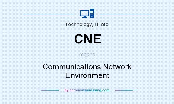 What does CNE mean? It stands for Communications Network Environment