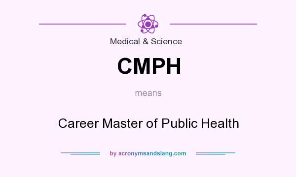 What does CMPH mean? It stands for Career Master of Public Health