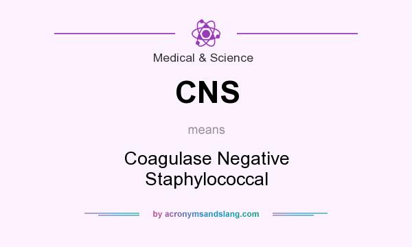 What does CNS mean? It stands for Coagulase Negative Staphylococcal