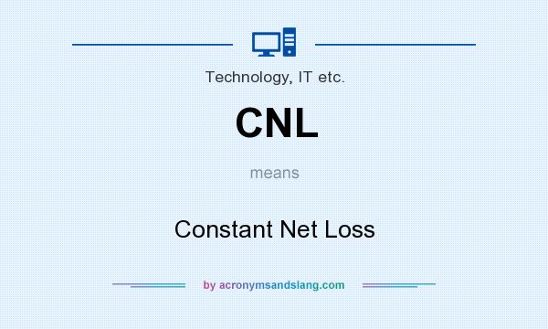 What does CNL mean? It stands for Constant Net Loss