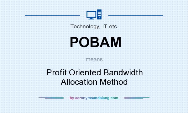 What does POBAM mean? It stands for Profit Oriented Bandwidth Allocation Method