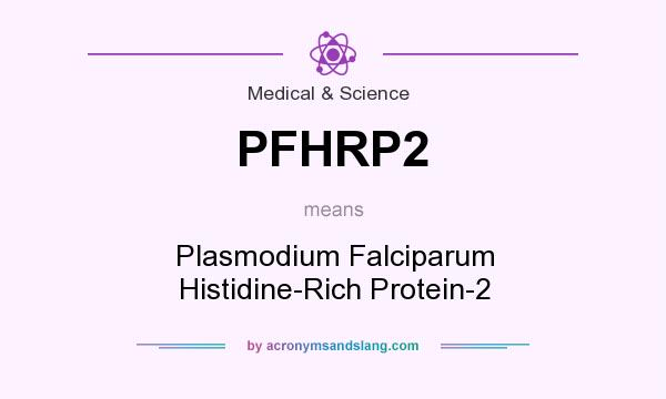 What does PFHRP2 mean? It stands for Plasmodium Falciparum Histidine-Rich Protein-2