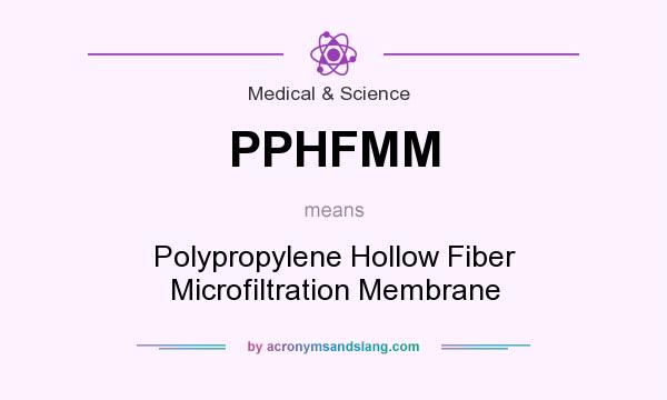 What does PPHFMM mean? It stands for Polypropylene Hollow Fiber Microfiltration Membrane
