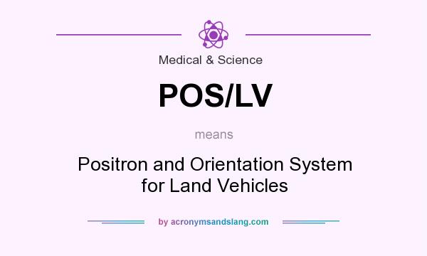 What does POS/LV mean? It stands for Positron and Orientation System for Land Vehicles