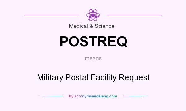 What does POSTREQ mean? It stands for Military Postal Facility Request