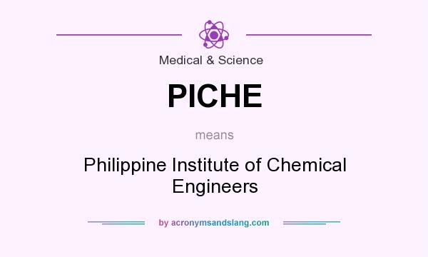 What does PICHE mean? It stands for Philippine Institute of Chemical Engineers