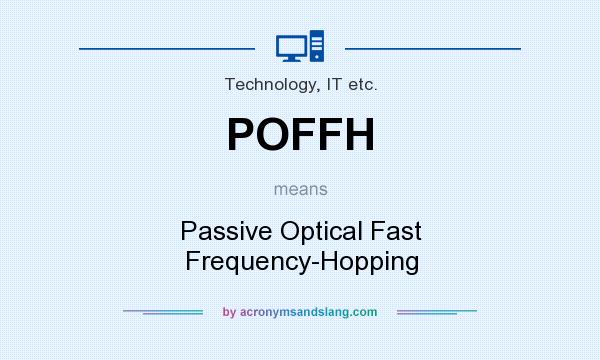 What does POFFH mean? It stands for Passive Optical Fast Frequency-Hopping