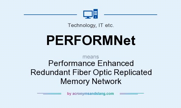 What does PERFORMNet mean? It stands for Performance Enhanced Redundant Fiber Optic Replicated Memory Network
