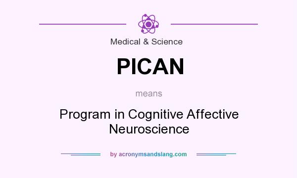 What does PICAN mean? It stands for Program in Cognitive Affective Neuroscience