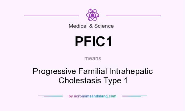 What does PFIC1 mean? It stands for Progressive Familial Intrahepatic Cholestasis Type 1