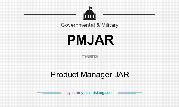What does PMJAR mean? It stands for Product Manager JAR