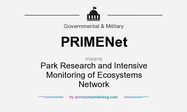 What does PRIMENet mean? It stands for Park Research and Intensive Monitoring of Ecosystems Network