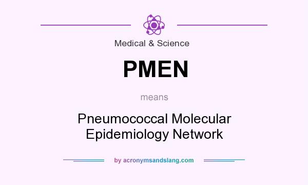 What does PMEN mean? It stands for Pneumococcal Molecular Epidemiology Network