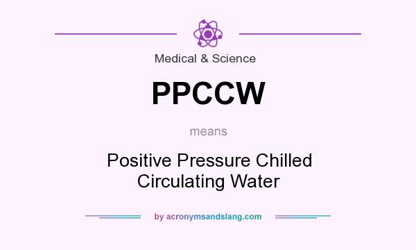 What does PPCCW mean? It stands for Positive Pressure Chilled Circulating Water