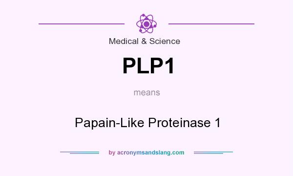 What does PLP1 mean? It stands for Papain-Like Proteinase 1