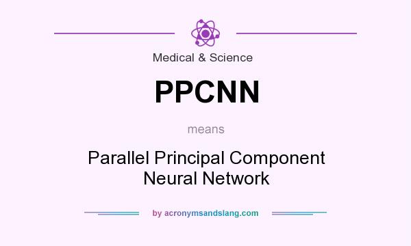 What does PPCNN mean? It stands for Parallel Principal Component Neural Network