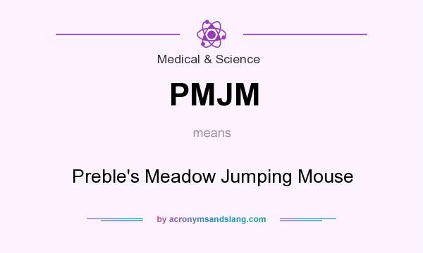 What does PMJM mean? It stands for Preble`s Meadow Jumping Mouse