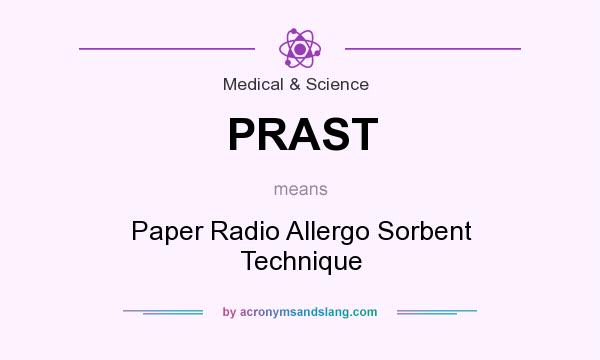 What does PRAST mean? It stands for Paper Radio Allergo Sorbent Technique