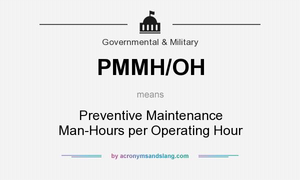 What does PMMH/OH mean? It stands for Preventive Maintenance Man-Hours per Operating Hour
