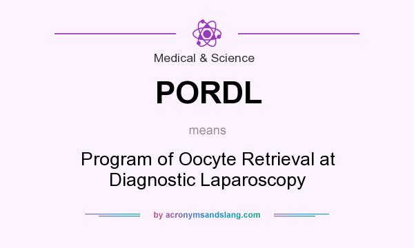 What does PORDL mean? It stands for Program of Oocyte Retrieval at Diagnostic Laparoscopy