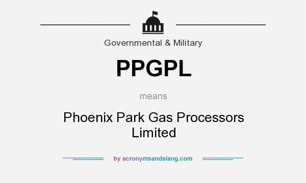 What does PPGPL mean? It stands for Phoenix Park Gas Processors Limited