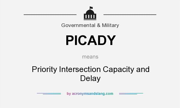 What does PICADY mean? It stands for Priority Intersection Capacity and Delay