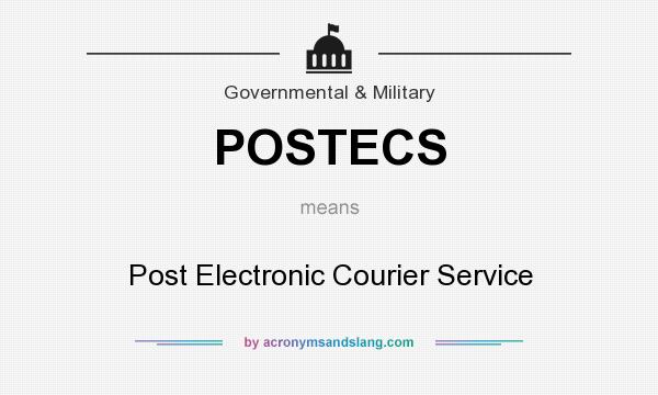What does POSTECS mean? It stands for Post Electronic Courier Service