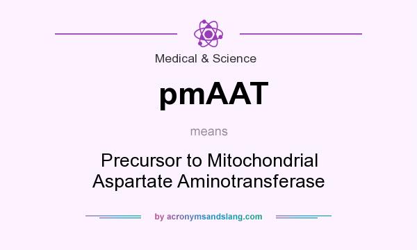 What does pmAAT mean? It stands for Precursor to Mitochondrial Aspartate Aminotransferase
