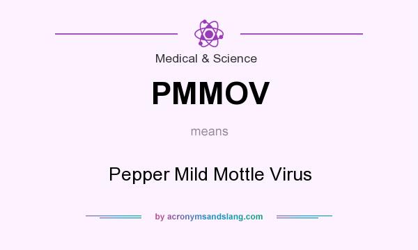 What does PMMOV mean? It stands for Pepper Mild Mottle Virus