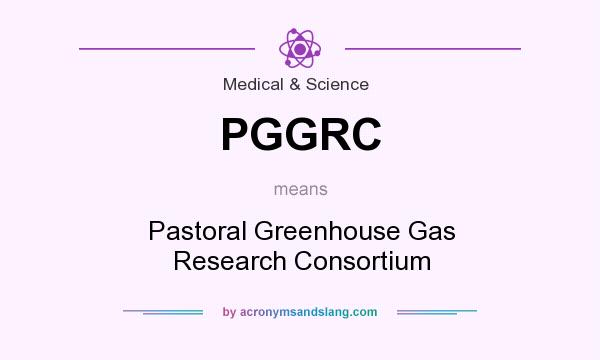 What does PGGRC mean? It stands for Pastoral Greenhouse Gas Research Consortium