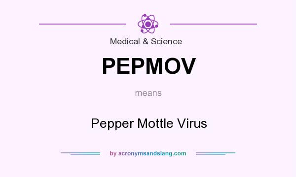 What does PEPMOV mean? It stands for Pepper Mottle Virus