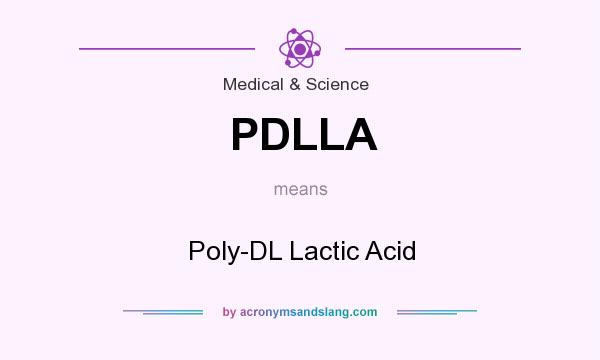 What does PDLLA mean? It stands for Poly-DL Lactic Acid