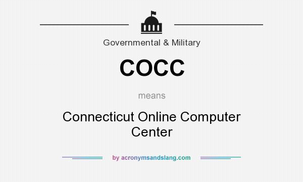 What does COCC mean? It stands for Connecticut Online Computer Center