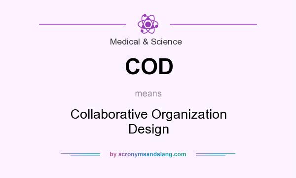 What does COD mean? It stands for Collaborative Organization Design