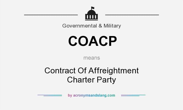 What Does COACP Mean Definition Of COACP COACP Stands For Contract 