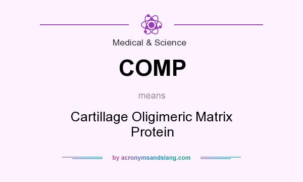 What does COMP mean? It stands for Cartillage Oligimeric Matrix Protein