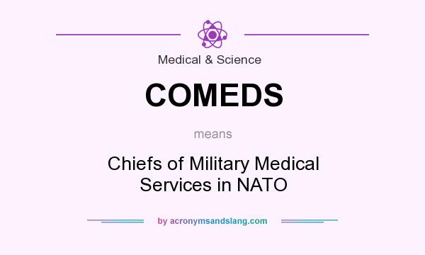What does COMEDS mean? It stands for Chiefs of Military Medical Services in NATO