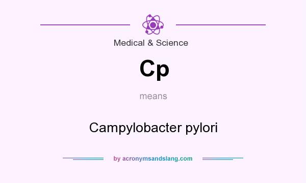 What does Cp mean? It stands for Campylobacter pylori