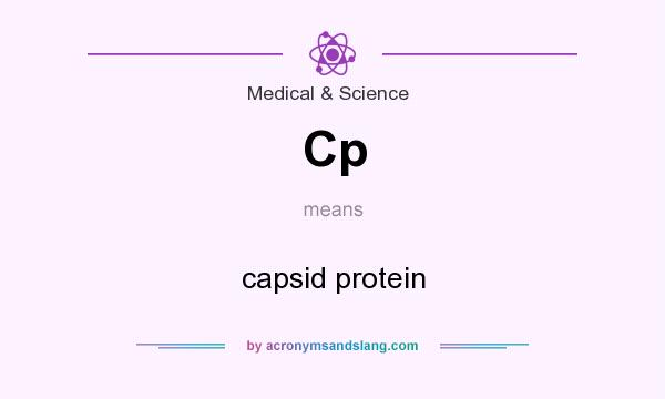 What does Cp mean? It stands for capsid protein